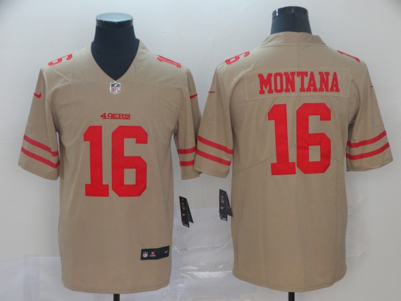 Nike 49ers 16 Joe Montana Gold Inverted Legend Limited Jersey Nike 49ers 16 Joe Montana Gold Inverted Legend Limited Jersey