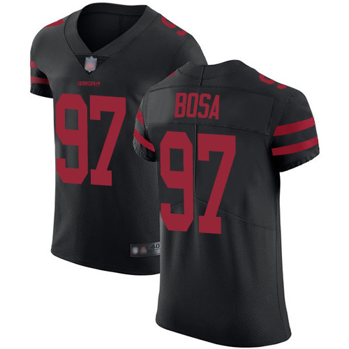 49ers #97 Nick Bosa Black Alternate Men's Stitched Football Vapor Untouchable Elite Jersey 49ers #97 Nick Bosa Black Alternate Men's Stitched Football Vapor Untouchable Elite Jersey