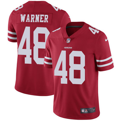 Nike 49ers #48 Fred Warner Red Team Color Men's Stitched NFL Vapor Untouchable Limited Jersey Nike 49ers #48 Fred Warner Red Team Color Men's Stitched NFL Vapor Untouchable Limited Jersey