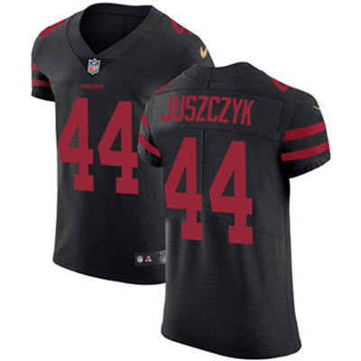 Nike 49ers #44 Kyle Juszczyk Black Alternate Men's Stitched NFL Vapor Untouchable Elite Jersey Nike 49ers #44 Kyle Juszczyk Black Alternate Men's Stitched NFL Vapor Untouchable Elite Jersey