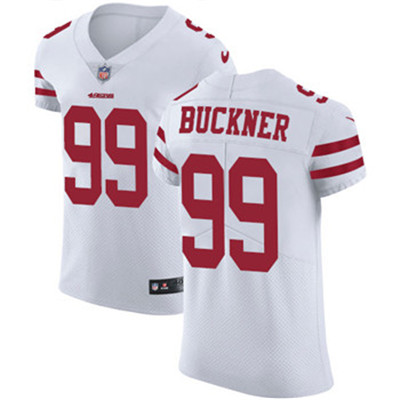 Nike 49ers #99 DeForest Buckner White Men's Stitched NFL Vapor Untouchable Elite Jersey Nike 49ers #99 DeForest Buckner White Men's Stitched NFL Vapor Untouchable Elite Jersey