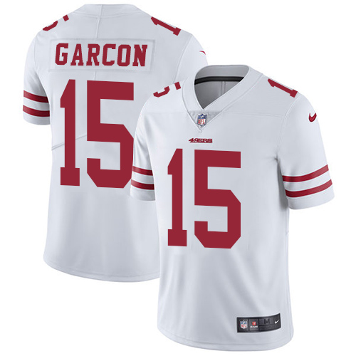 Nike 49ers #15 Pierre Garcon White Men's Stitched NFL Vapor Untouchable Limited Jersey Nike 49ers #15 Pierre Garcon White Men's Stitched NFL Vapor Untouchable Limited Jersey
