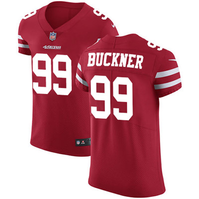 Nike 49ers #99 DeForest Buckner Red Team Color Men's Stitched NFL Vapor Untouchable Elite Jersey Nike 49ers #99 DeForest Buckner Red Team Color Men's Stitched NFL Vapor Untouchable Elite Jersey