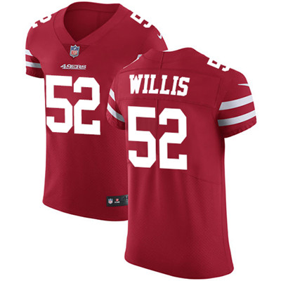 Nike 49ers #52 Patrick Willis Red Team Color Men's Stitched NFL Vapor Untouchable Elite Jersey Nike 49ers #52 Patrick Willis Red Team Color Men's Stitched NFL Vapor Untouchable Elite Jersey
