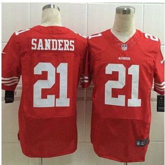 New San Francisco 49ers #21 Deion Sanders Red Team Color Men's Stitched NFL Elite jersey New San Francisco 49ers #21 Deion Sanders Red Team Color Men's Stitched NFL Elite jersey