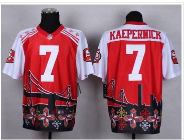 NEW San Francisco 49ers #7 Colin Kaepernick Red NFL Elite Noble Fashion Jersey NEW San Francisco 49ers #7 Colin Kaepernick Red NFL Elite Noble Fashion Jersey