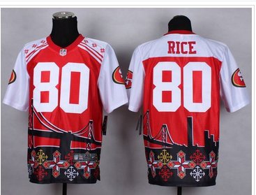NEW San Francisco 49ers #80 Jerry Rice Red NFL Elite Noble Fashion Jersey NEW San Francisco 49ers #80 Jerry Rice Red NFL Elite Noble Fashion Jersey