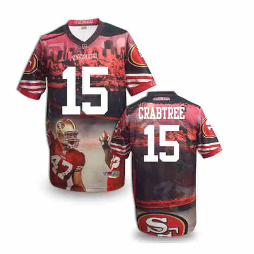 New San Francisco 49ers 15 Michael Crabtree Team Color Elite Fanatical Version Jersey New San Francisco 49ers 15 Michael Crabtree Team Color Elite Fanatical Version Jersey
