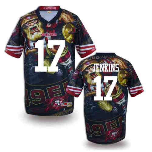 New San Francisco 49ers 17 A.J Jenkins Team Color Elite Fanatical Version Jersey New San Francisco 49ers 17 A.J Jenkins Team Color Elite Fanatical Version Jersey