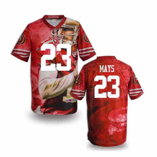 New San Francisco 49ers 23 Mays Team Color Elite Fanatical Version Jersey New San Francisco 49ers 23 Mays Team Color Elite Fanatical Version Jersey