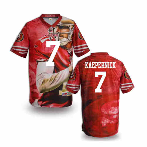 New San Francisco 49ers 7# Colin Kaepernick Team Color Elite Fanatical Version Jerseys New San Francisco 49ers 7# Colin Kaepernick Team Color Elite Fanatical Version Jerseys