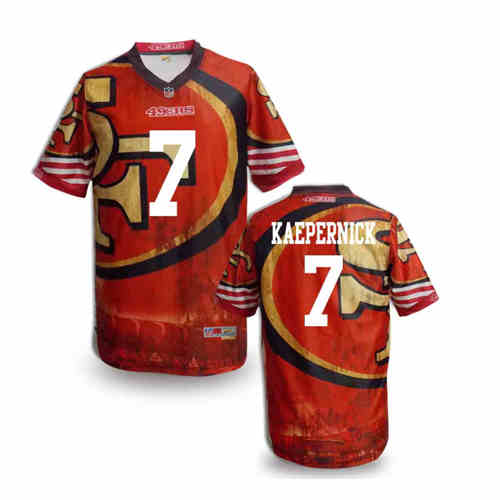 New San Francisco 49ers 7 Colin Kaepernick Team Color Elite Fanatical Version Jersey New San Francisco 49ers 7 Colin Kaepernick Team Color Elite Fanatical Version Jersey