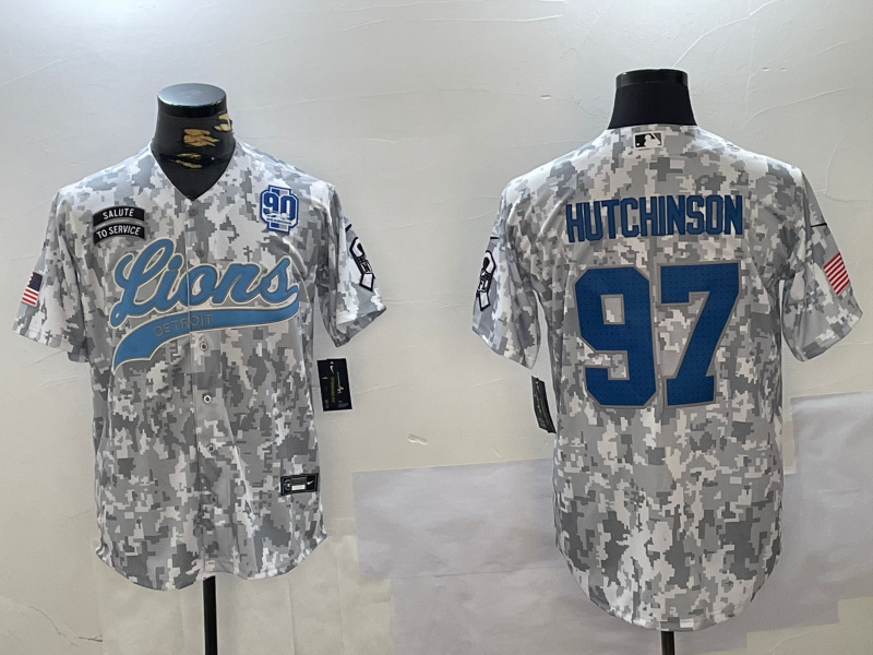 Men's Detroit Lions #97 Aidan Hutchinson 2024 Arctic Camo Salute To Service Stitched Baseball Jersey 3 Men's Detroit Lions #97 Aidan Hutchinson 2024 Arctic Camo Salute To Service Stitched Baseball Jersey 3