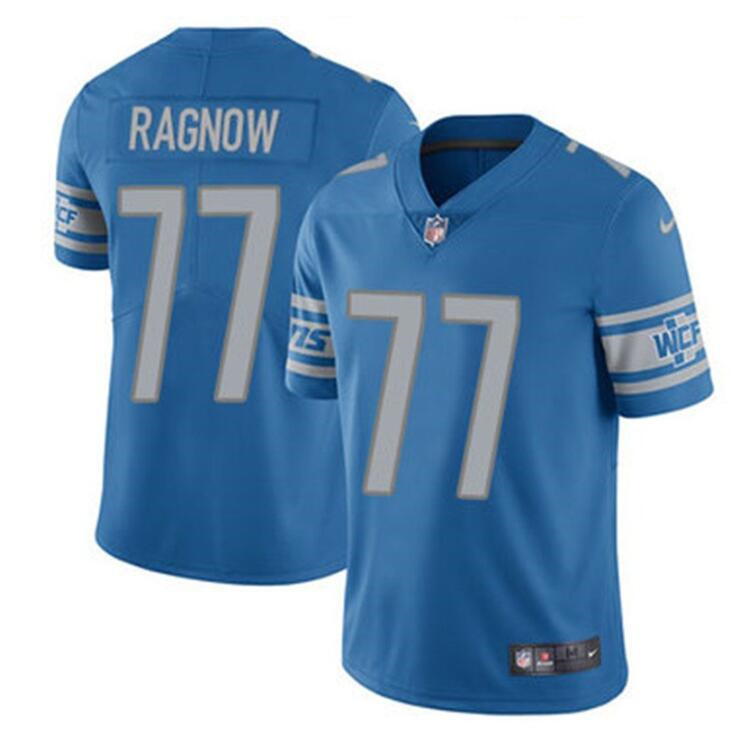 Men's Detroit Lions #77 Frank Ragnow Blue Vapor Untouchable Limited Stitched Jersey Men's Detroit Lions #77 Frank Ragnow Blue Vapor Untouchable Limited Stitched Jersey