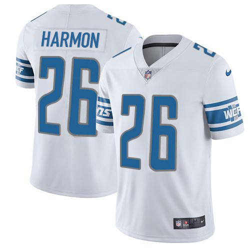 Nike Lions #26 Duron Harmon White Men's Stitched NFL Vapor Untouchable Limited Jersey Nike Lions #26 Duron Harmon White Men's Stitched NFL Vapor Untouchable Limited Jersey