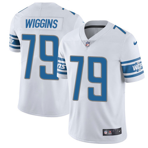Nike Lions #79 Kenny Wiggins White Men's Stitched NFL Vapor Untouchable Limited Jersey Nike Lions #79 Kenny Wiggins White Men's Stitched NFL Vapor Untouchable Limited Jersey