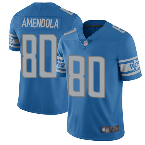Lions #80 Danny Amendola Blue Team Color Men's Stitched Football Vapor Untouchable Limited Jersey Lions #80 Danny Amendola Blue Team Color Men's Stitched Football Vapor Untouchable Limited Jersey