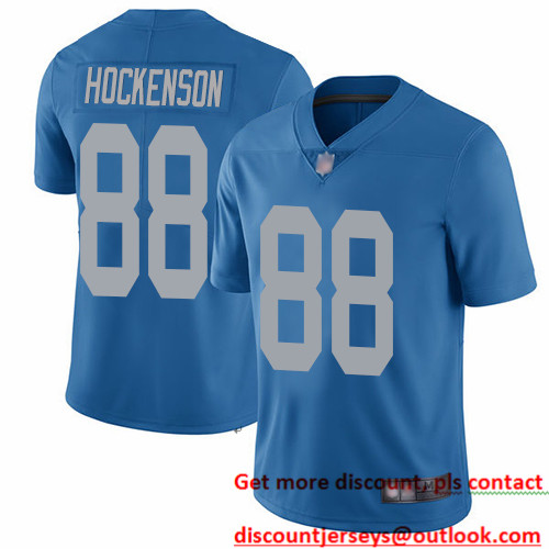 Lions #88 T.J. Hockenson Blue Throwback Men's Stitched Football Vapor Untouchable Limited Jersey Lions #88 T.J. Hockenson Blue Throwback Men's Stitched Football Vapor Untouchable Limited Jersey