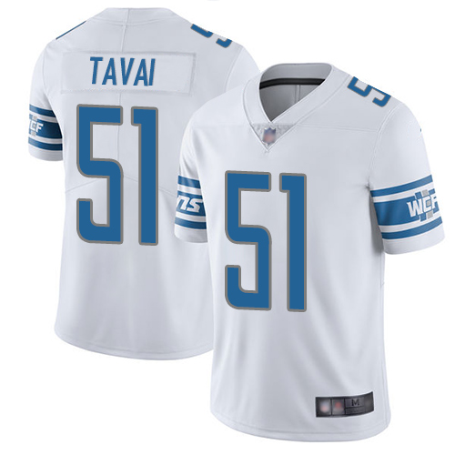 Lions #51 Jahlani Tavai White Men's Stitched Football Vapor Untouchable Limited Jersey Lions #51 Jahlani Tavai White Men's Stitched Football Vapor Untouchable Limited Jersey