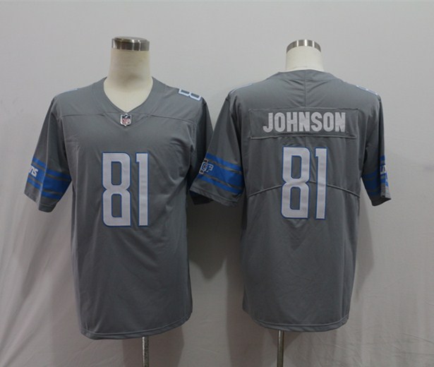 Nike Lions 81 Calvin Johnson Gray Color Rush Limited Jersey Nike Lions 81 Calvin Johnson Gray Color Rush Limited Jersey