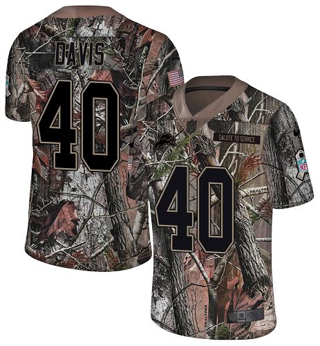 Nike Lions #40 Jarrad Davis Camo Men's Stitched NFL Limited Rush Realtree Jersey Nike Lions #40 Jarrad Davis Camo Men's Stitched NFL Limited Rush Realtree Jersey