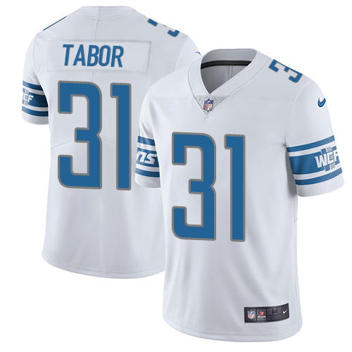 Nike Lions #31 Teez Tabor White Men's Stitched NFL Vapor Untouchable Limited Jersey Nike Lions #31 Teez Tabor White Men's Stitched NFL Vapor Untouchable Limited Jersey