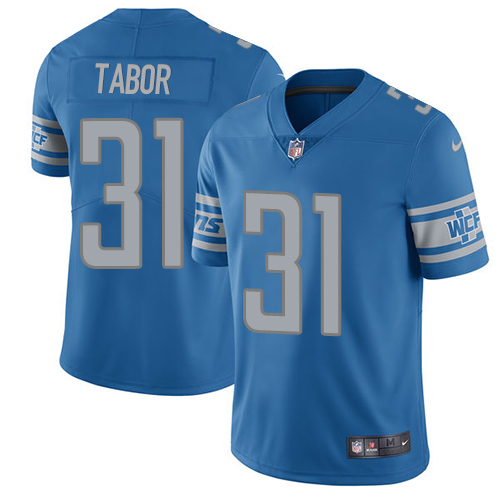 Nike Lions #31 Teez Tabor Blue Team Color Men's Stitched NFL Vapor Untouchable Limited Jersey Nike Lions #31 Teez Tabor Blue Team Color Men's Stitched NFL Vapor Untouchable Limited Jersey