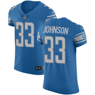 Nike Lions #33 Kerryon Johnson Blue Team Color Men's Stitched NFL Vapor Untouchable Elite Jersey Nike Lions #33 Kerryon Johnson Blue Team Color Men's Stitched NFL Vapor Untouchable Elite Jersey