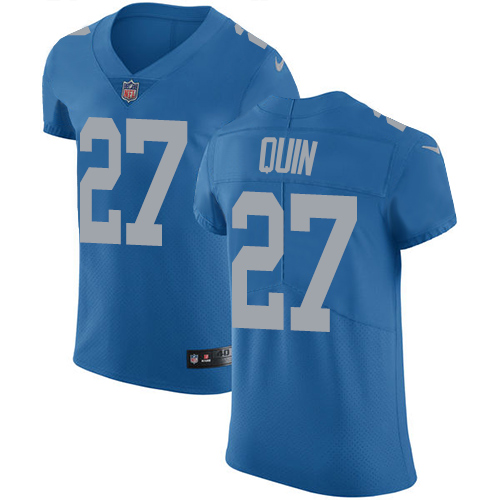 Nike Lions #27 Glover Quin Blue Throwback Men's Stitched NFL Vapor Untouchable Elite Jersey Nike Lions #27 Glover Quin Blue Throwback Men's Stitched NFL Vapor Untouchable Elite Jersey