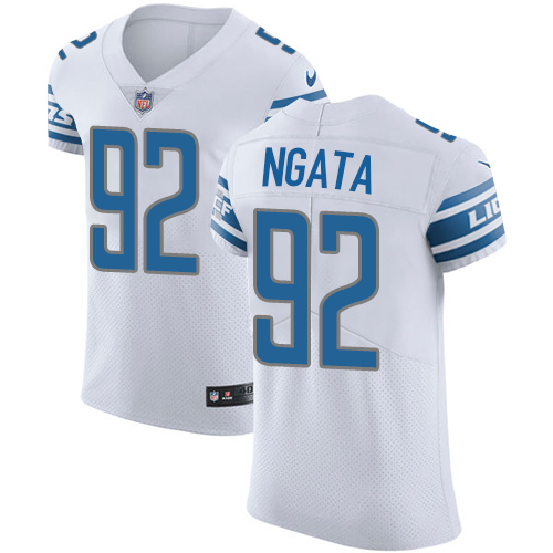 Nike Lions #92 Haloti Ngata White Men's Stitched NFL Vapor Untouchable Elite Jersey Nike Lions #92 Haloti Ngata White Men's Stitched NFL Vapor Untouchable Elite Jersey