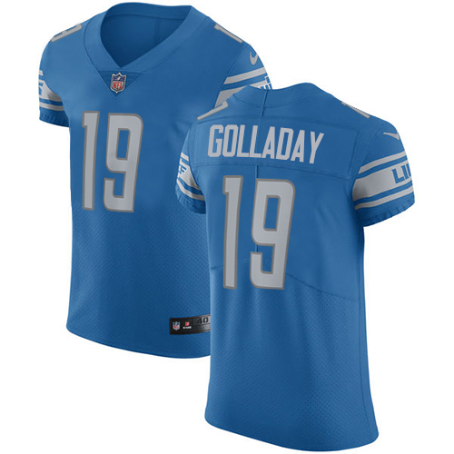 Nike Lions #19 Kenny Golladay Blue Team Color Men's Stitched NFL Vapor Untouchable Elite Jersey Nike Lions #19 Kenny Golladay Blue Team Color Men's Stitched NFL Vapor Untouchable Elite Jersey