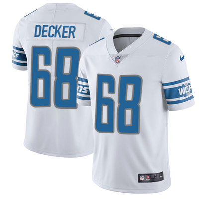 Nike Lions #68 Taylor Decker White Men's Stitched NFL Limited Jersey Nike Lions #68 Taylor Decker White Men's Stitched NFL Limited Jersey