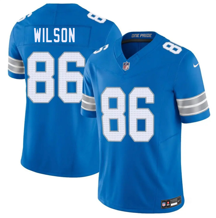 Men's Detroit Lions #86 Cedrick Wilson Blue 2026 F.U.S.E. Vapor Limited Stitched Jersey