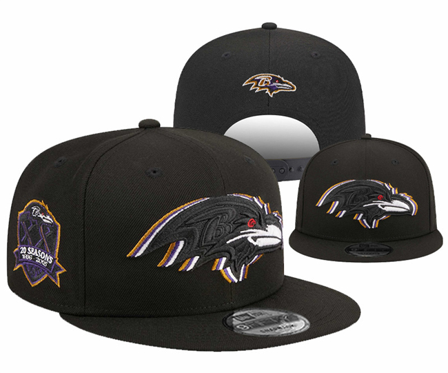 Baltimore Ravens 2025 Stitched Snapback Hats 007 Baltimore Ravens 2025 Stitched Snapback Hats 007