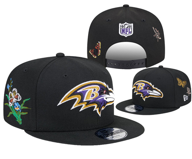 Baltimore Ravens 2025 Stitched Snapback Hats 005 Baltimore Ravens 2025 Stitched Snapback Hats 005