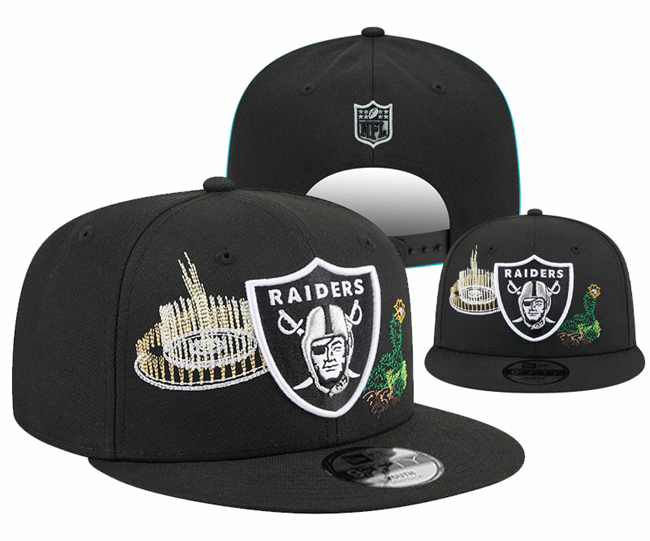 Las Vegas Raiders 2025 Stitched Snapback Hats 009 Las Vegas Raiders 2025 Stitched Snapback Hats 009