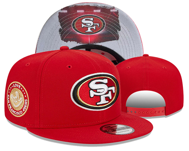 San Francisco 49ers 2024 Stitched Snapback Hats 001 San Francisco 49ers 2024 Stitched Snapback Hats 001