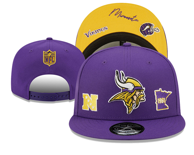 Minnesota Vikings 2024 Stitched Snapback Hats 001 Minnesota Vikings 2024 Stitched Snapback Hats 001