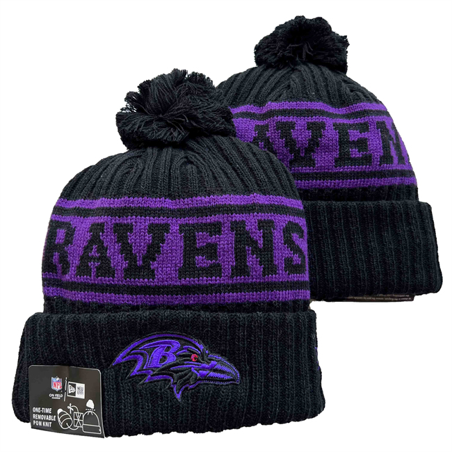 Baltimore Ravens 2024 Knit Hats 014 1