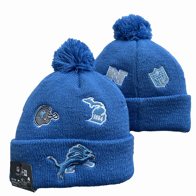 Detroit Lions Knit Hats 074 1