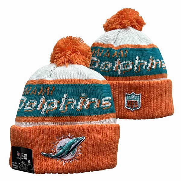 Miami Dolphins Knit Hats 0117
