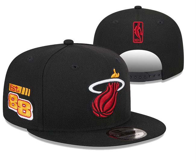 Miami Heat Stitched Snapback Hats 047 1