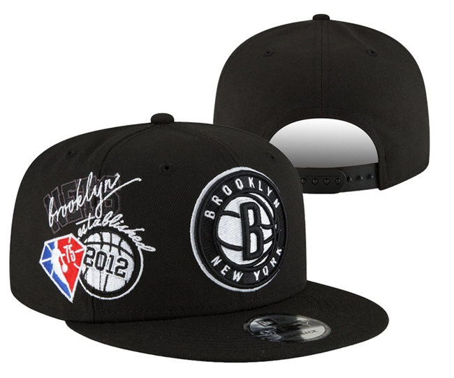 Brooklyn Nets 2024 Stitched Snapback Hats 004 Brooklyn Nets 2024 Stitched Snapback Hats 004