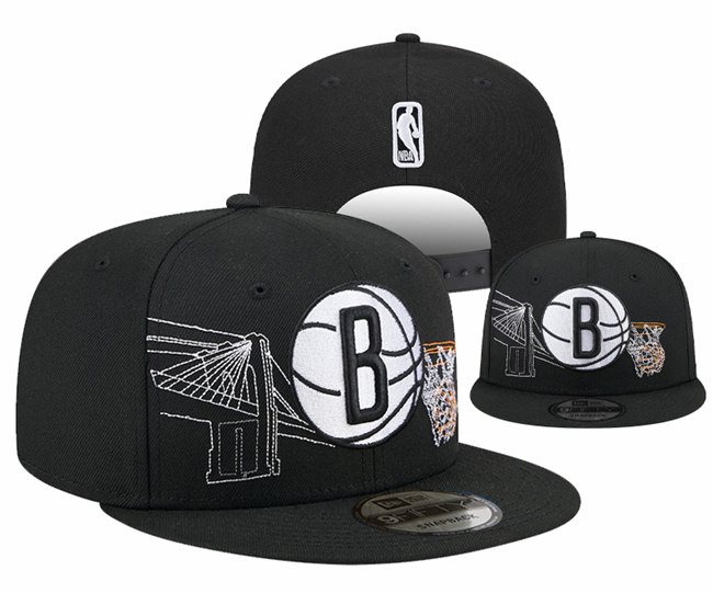Brooklyn Nets 2024 Stitched Snapback Hats 002 Brooklyn Nets 2024 Stitched Snapback Hats 002