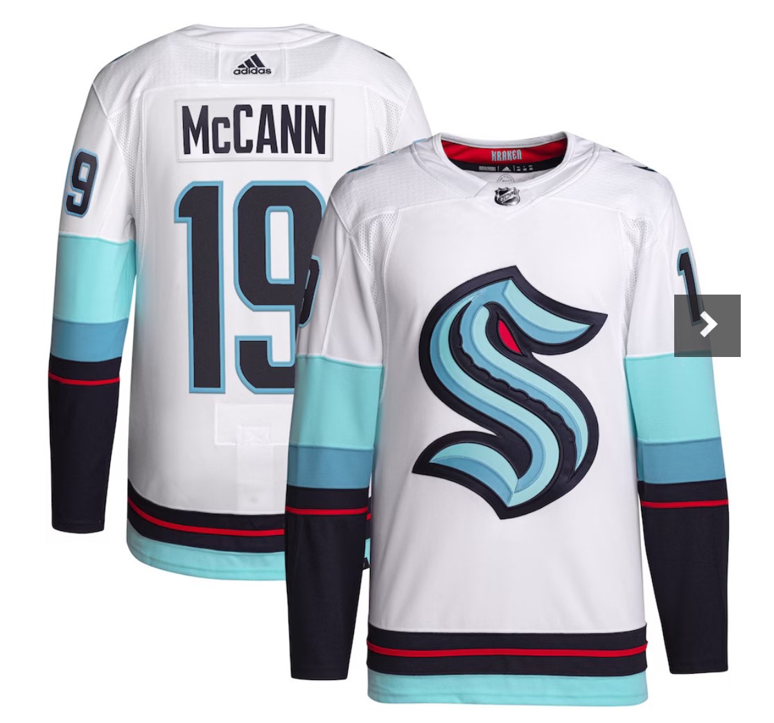 Adidas Seattle Kraken 19 Jared McCann White Stitched NHL Jersey Adidas Seattle Kraken 19 Jared McCann White Stitched NHL Jersey