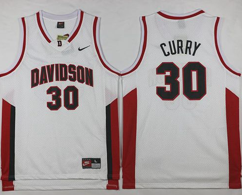 Wildcats #30 Stephen Curry White Basketball Stitched Jersey Wildcats #30 Stephen Curry White Basketball Stitched Jersey