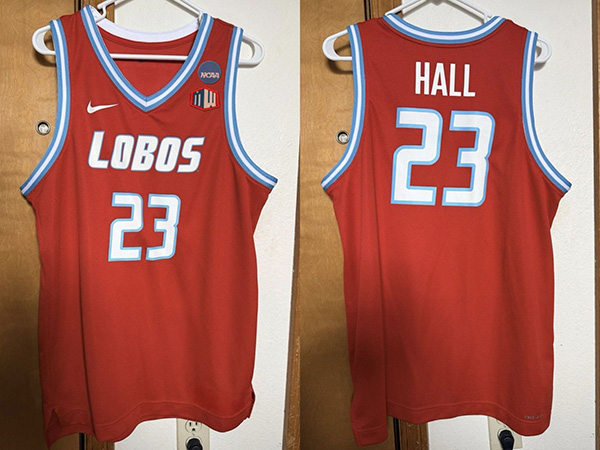Men's New Mexico Lobos Active Player Custom Red Stitched Basketball Jersey Men's New Mexico Lobos Active Player Custom Red Stitched Basketball Jersey