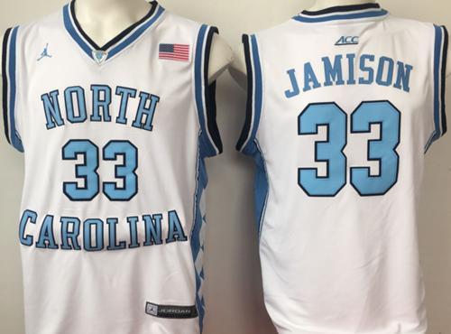 North Carolina #33 Antawn Jamison White Basketball Stitched NCAA Jersey North Carolina #33 Antawn Jamison White Basketball Stitched NCAA Jersey