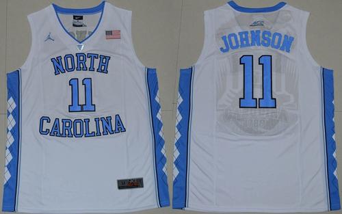 North Carolina #11 Brice Johnson White Basketball Stitched NCAA Jersey North Carolina #11 Brice Johnson White Basketball Stitched NCAA Jersey