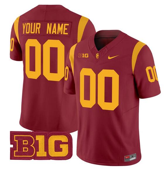 Men's USC Trojans ACTIVE PLAYER Custom Red 2024 F.U.S.E. Vapor Limited Stitched Jersey Men's USC Trojans ACTIVE PLAYER Custom Red 2024 F.U.S.E. Vapor Limited Stitched Jersey